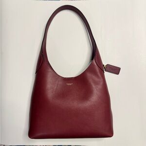 NWT - Coach - Brooklyn 28 Shoulder Bag - Dark Ruby